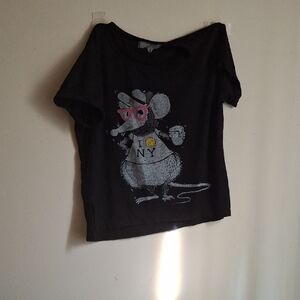 Black I♡NY  T-Shirt with Fun Graphic